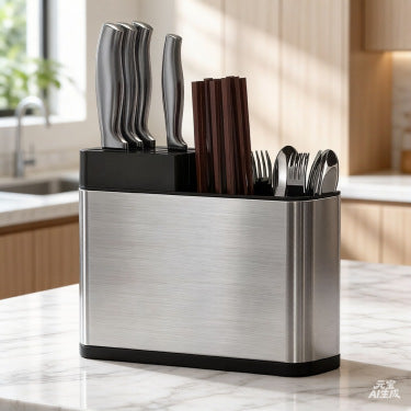 Kitchen Utensil Holder - Cutlery & Knife Organizer
